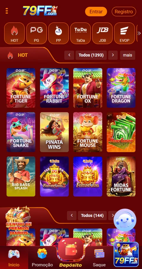 Ilustração de Jogos de Slots Variados